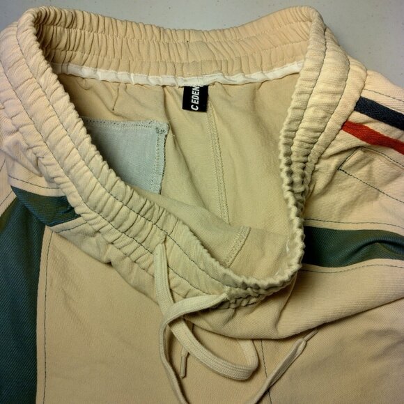 Alefric Eden Shorts Men 30 Waist Elastic Cream Splice Advanced Technology - Picture 5 of 10